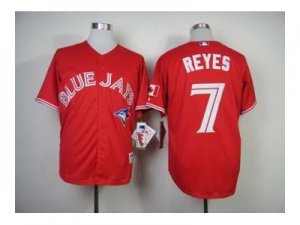 mlb jerseys toronto blue jays #7 jose reyes canada red[new][reyes]