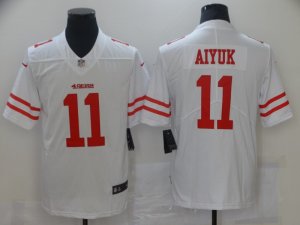 Nike 49ers #11 Brandon Aiyuk White Vapor Untouchable Limited Jersey