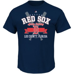 MLB Men\'s Boston Red Sox Majestic 2016 Heart and Soul Spring Training T-Shirt - Navy