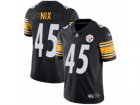 Mens Nike Pittsburgh Steelers #45 Roosevelt Nix Vapor Untouchable Limited Black Team Color NFL Jersey
