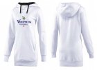 Women Minnesota Vikings Logo Pullover Hoodie-087