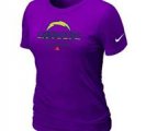 Women San Diego Charger Purple T-Shirt