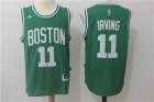 Mens Adidas Boston Celtics #11 Kyrie Irving Authentic Green Home NBA Jersey
