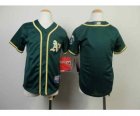 Youth mlb jerseys oakland athletics blank green[2014 new]