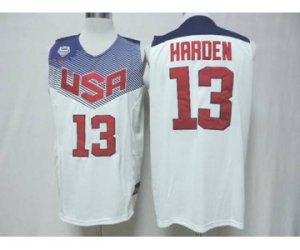 2014 FIBA Basketball World Cup USA jerseys #13 hrrden white