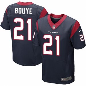 Mens Nike Houston Texans #21 A.J. Bouye Elite Navy Blue Team Color NFL Jersey