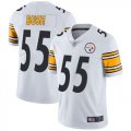 Nike Steelers # 55 Devin Bush White 2019 NFL Draft First Round Pick Vapor Untouchable Limited Jersey