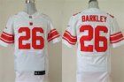 Nike Giants #26 Saquon Barkley White Elite Jersey
