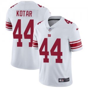 Nike Giants #44 Doug Kotar White Vapor Untouchable Limited Jersey