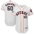 Mens Houston Astros #60 Dallas Keuchel White 2017 World Series Bound Flexbase Player Jersey