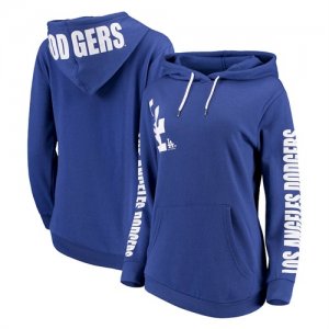Los Angeles Dodgers G III 4Her by Carl Banks Women\'s 12th Inning Pullover Hoodie Royal