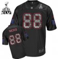 nfl New York Giants #88 Hakeem Nicks Black Super Bowl XLVI (Black United )