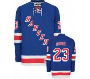 nhl new york rangers #23 drury blue