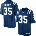 Mens Nike Indianapolis Colts #35 Darryl Morris Limited Royal Blue Team Color NFL Jersey