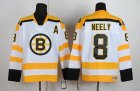 nhl boston bruins #8 NEELY WHITE (2013NEW)