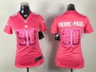 Nike Women New York Giants #90 Jason Pierre-Paul Pink Jerseys