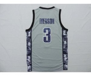 nba jersey philadelphia 76ers #3 iverson grey[2016 new fashion]