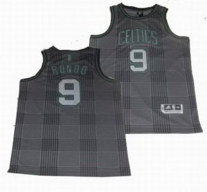 nba Boston Celtics #9 Rajon Rondo Rhythm Fashion Swingman