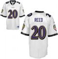 nfl baltimore ravens #20 reed white