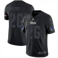 Nike Patriots #26 Sony Michel Black Impact Rush Limited Jersey