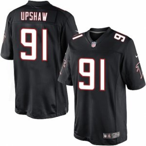 Mens Nike Atlanta Falcons #91 Courtney Upshaw Limited Black Alternate NFL Jersey