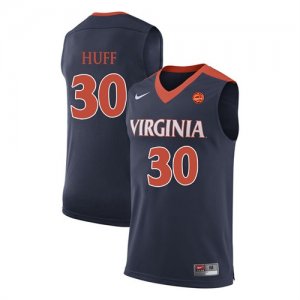 Virginia Cavaliers #30 Jay Huff Navy College Basketball Jersey