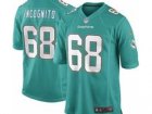 Nike NFL Miami Dolphins #68 Richie Incognito Green Jerseys(Game)