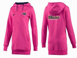 Women St. Louis Rams Logo Pullover Hoodie-035