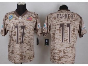 Nike Miami Dolphins #11 DeVante Parker Camo jerseys(Elite USMC)