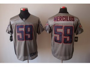 Nike NFL Houston Texans #59 Whitney Mercilus Grey Shadow Jerseys