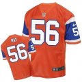 Nike Denver Broncos #56 Shane Ray Orange Throwback Men Stitched NFL Elite Jersey