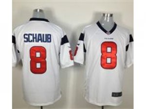 Nike Houston Texans #8 Matt Schaub whlie Game Jerseys