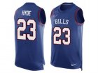 Mens Nike Buffalo Bills #23 Micah Hyde Limited Royal Blue Player Name & Number Tank Top NFL Jersey