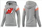 NHL Women New Jersey Devils Logo Pullover Hoodie 19