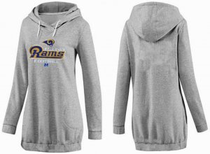 Women St. Louis Rams Logo Pullover Hoodie-008