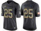 Nike Denver Broncos #25 Chris Harris Jr Mens Stitched Black NFL Salute to Service Limited Jerseys