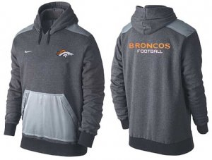 Men Denver Broncos Authentic Logo Hoodie-26