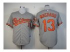 mlb jerseys baltimore orioles #13 machado grey