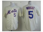 2013 mlb all star jerseys new york mets #5 wright cream(blue strip)