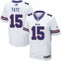 Mens Nike Buffalo Bills #15 Brandon Tate Elite White NFL Jersey