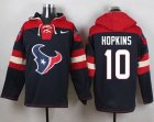 Nike Houston Texans #10 DeAndre Hopkins Navy Blue Player Pullover Hoodie