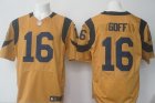 Nike St. Louis Rams #16 Jared Goff Gold Men Stitched NFL Elite Rush Jersey
