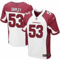Mens Nike Arizona Cardinals #53 A.Q. Shipley Elite White NFL Jersey