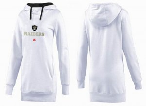 Women Oakland Raiders Logo Pullover Hoodie-008