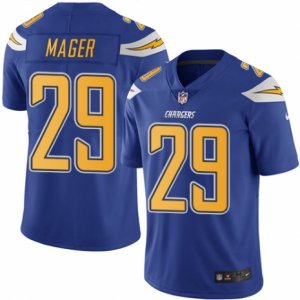 Youth Nike San Diego Chargers #29 Craig Mager Limited Electric Blue Rush NFL Jersey