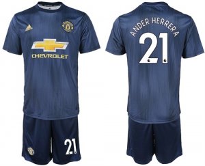 2018-19 Manchester United 21 ANDRE HERRERA Third Away Soccer Jersey