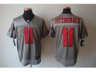 Nike NFL Arizona Cardinals #11 Larry Fitzgerald Grey Shadow Jerseys