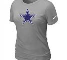 Women Dallas cowboys L.Grey T-Shirts