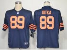 Nike NFL chicago bears #89 mike ditka blue throwback Game Jerseys