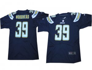 Nike NFL San Diego Chargers #39 woodhead blue elite(2013)